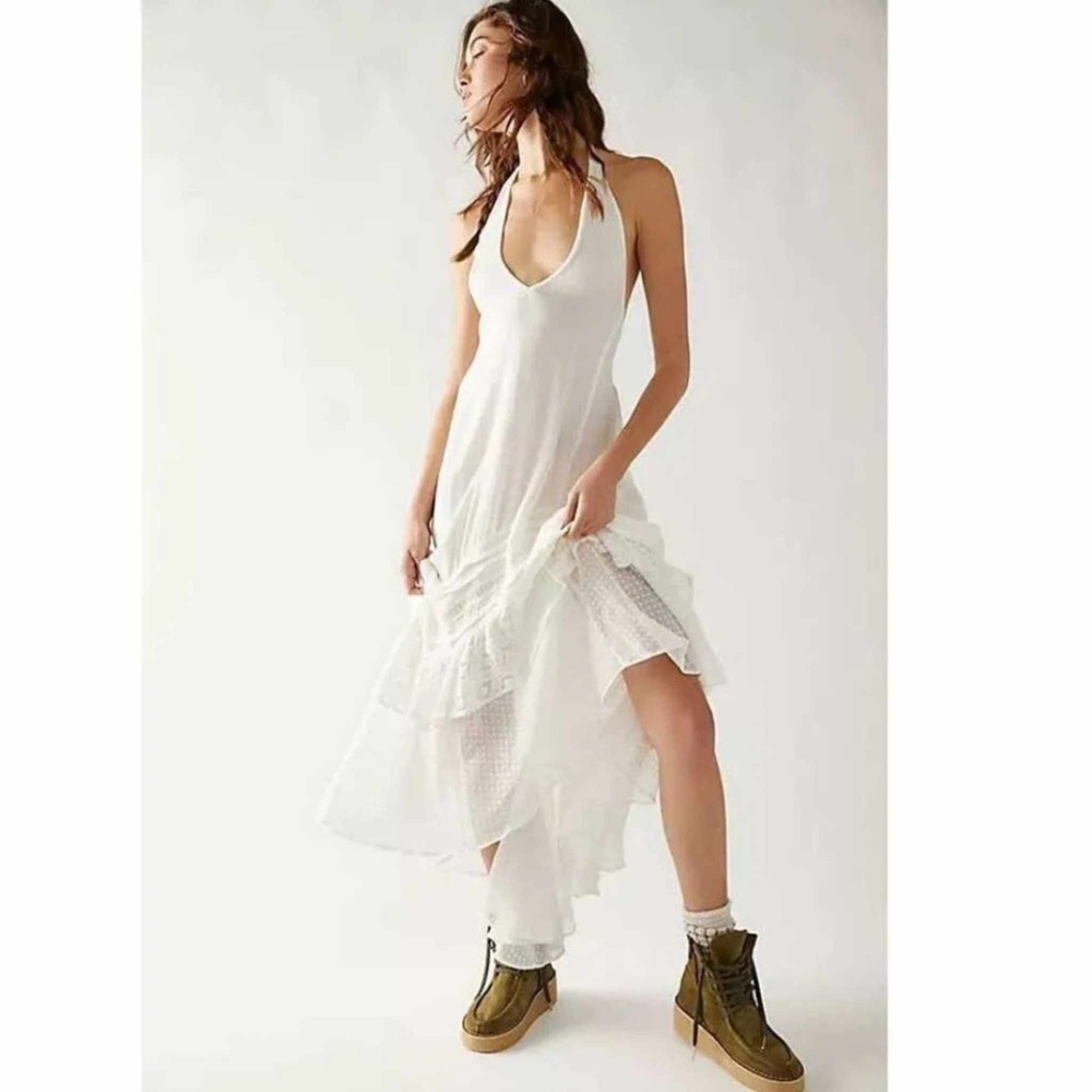 Free People Slice Of Heaven Halter Midi Size S